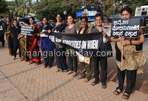 Forum against Atrocities on Women stages silent protest in city 1